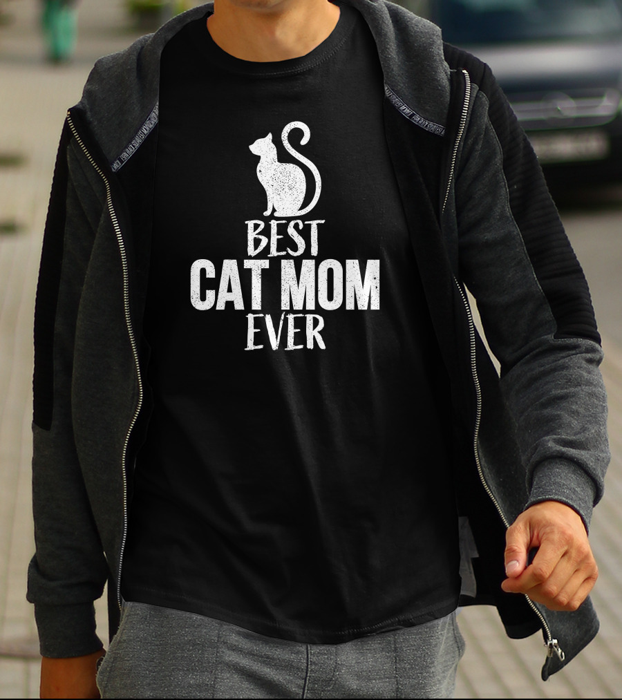 Best Cat Mom Ever Cat T-Shirt