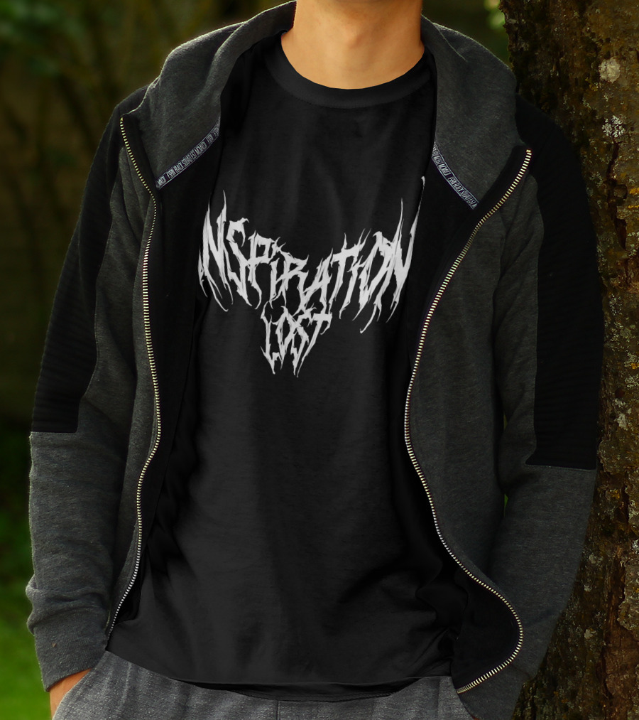 Inspiration Lost Big White Logo Swe T-Shirt