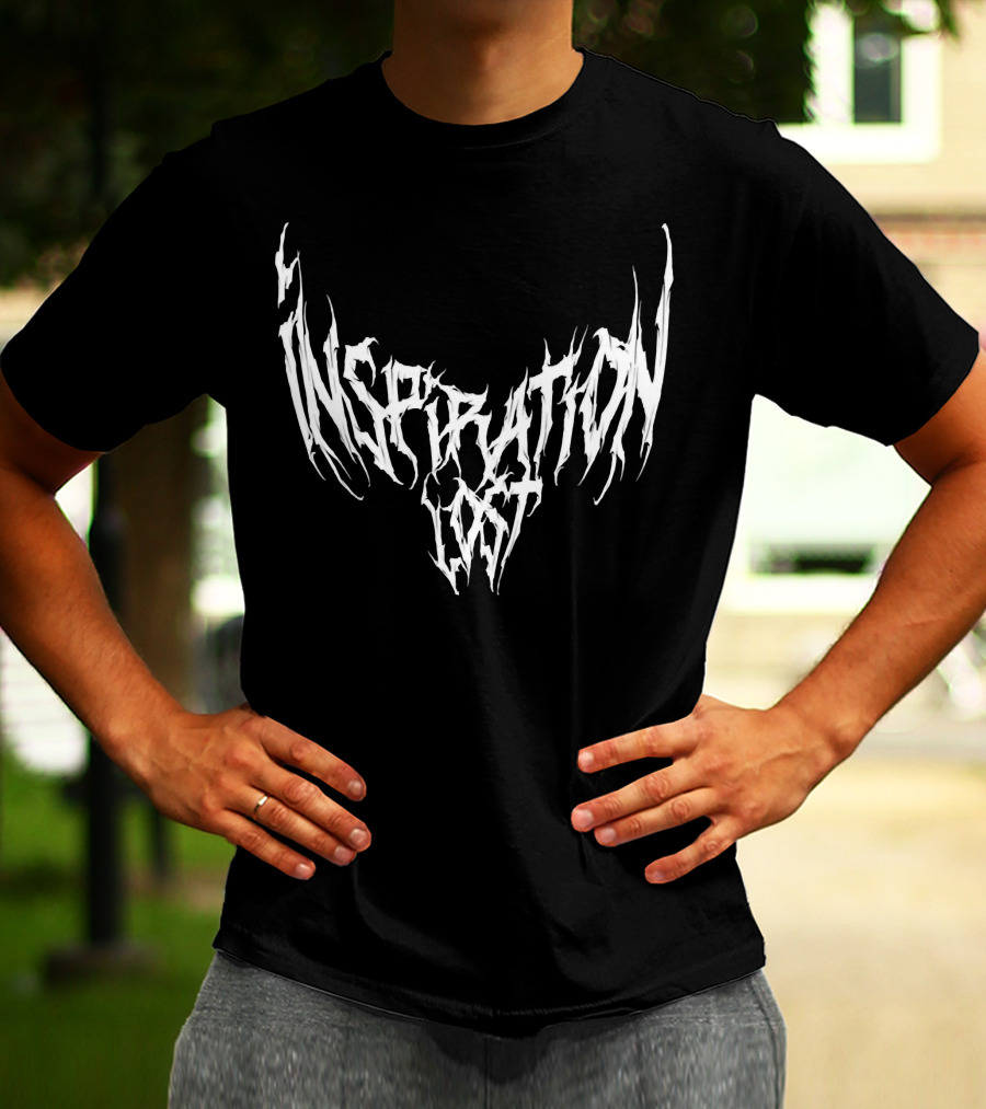 Inspiration Lost Big White Logo Swe T-Shirt