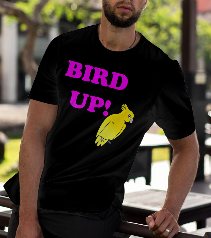 BIRD UP Yellow Parrot T-Shirt