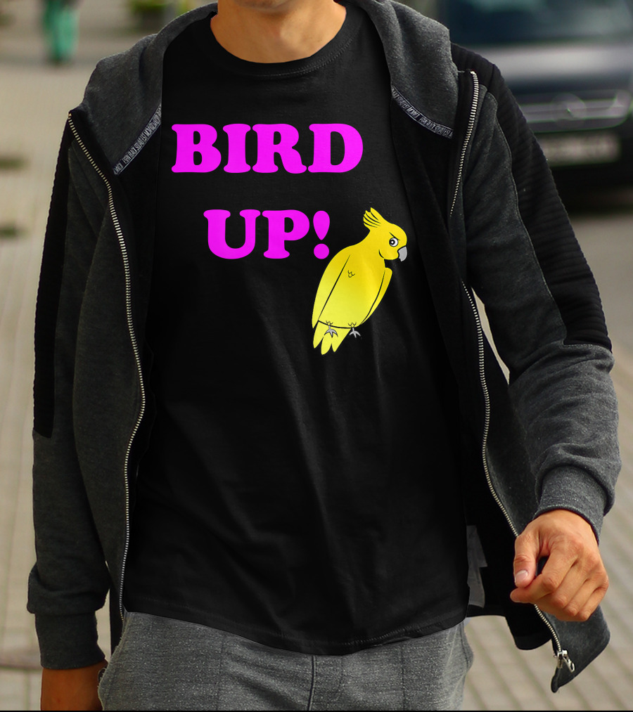BIRD UP Yellow Parrot T-Shirt