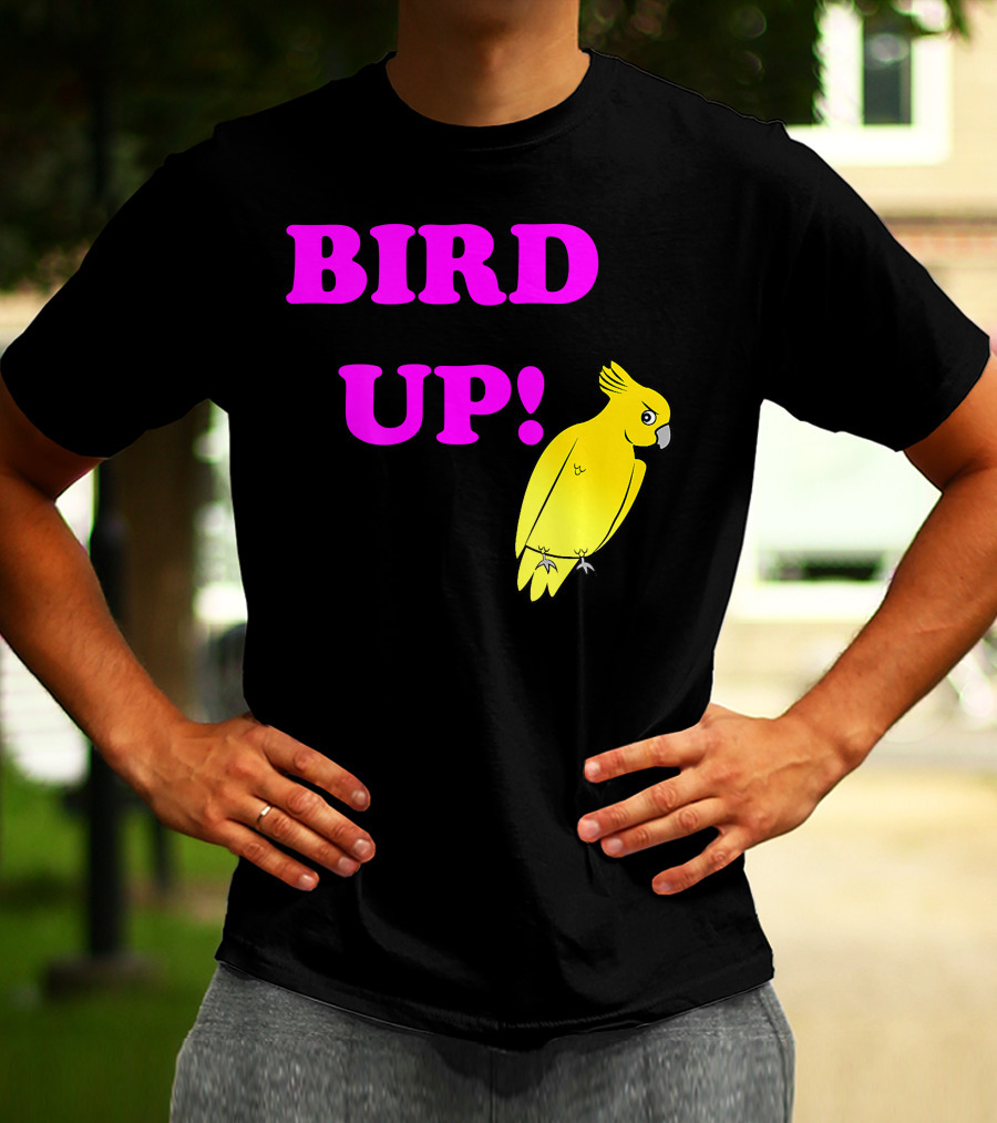 BIRD UP Yellow Parrot T-Shirt