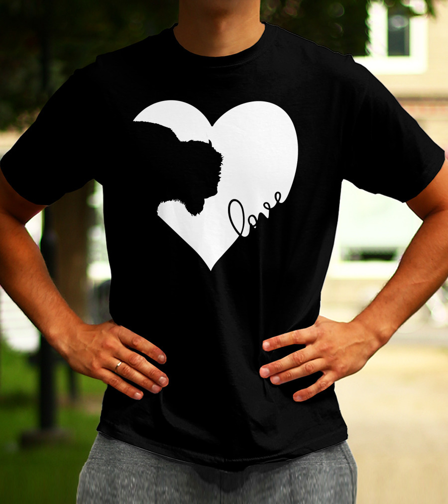 Bison Love Heart T-Shirt