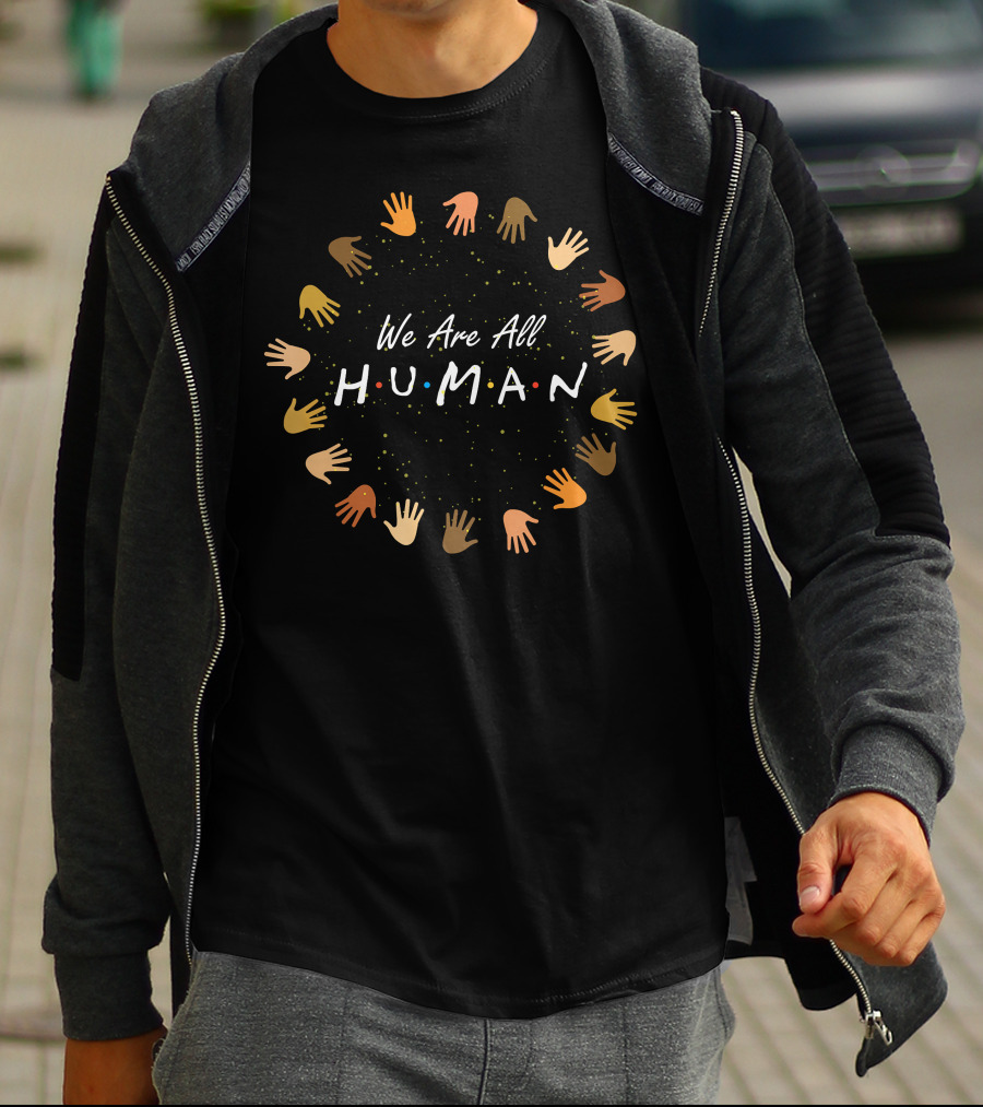 We Are All Human Black History Month T-Shirt