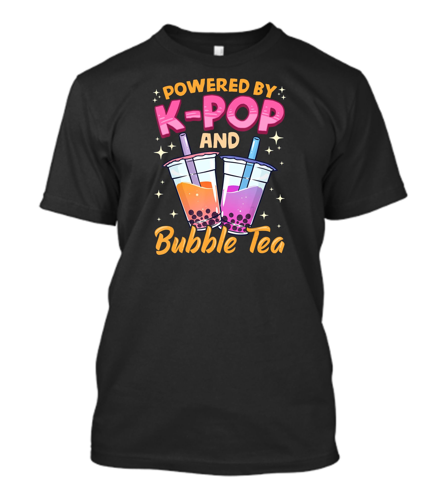 Bubble Tea Powered By K-POP And Music Lover Boba Kore T-Shirt