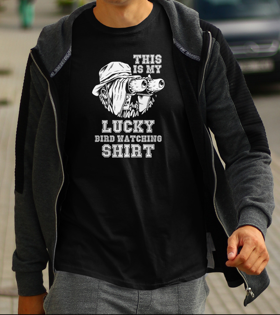 This Is My Lucky Bird Watching T-Shirt