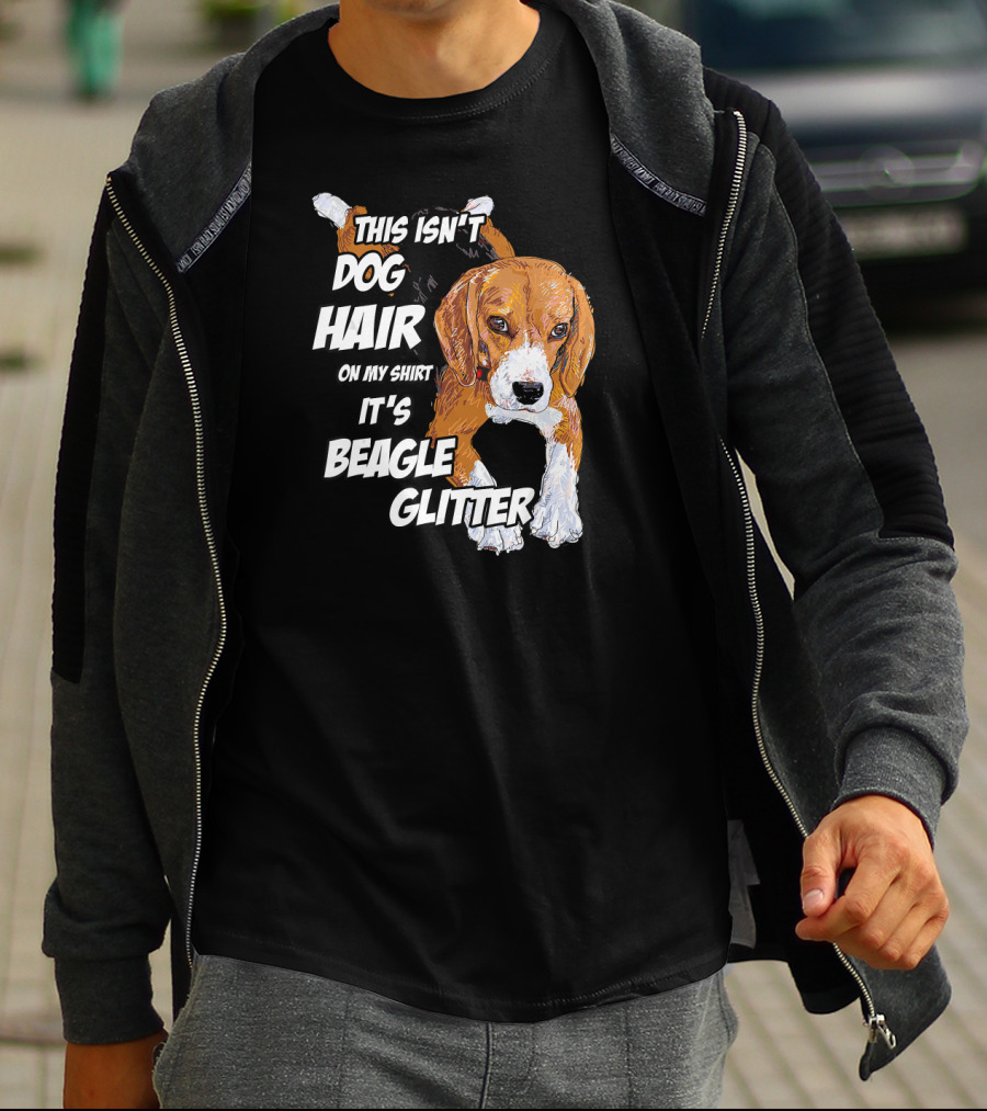This Isn't Dog Hair On My Shirt It's Beagle Glitter T-Shirt