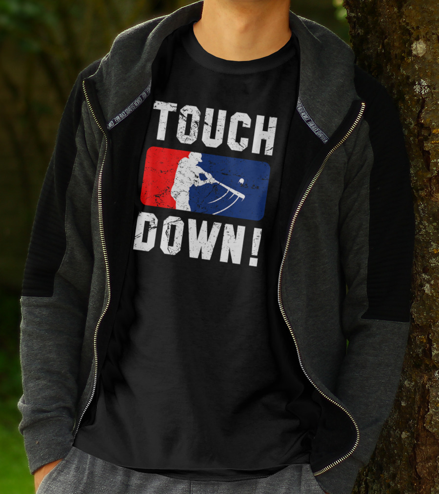 TOUCHDOWN Baseball Bat T-Shirt