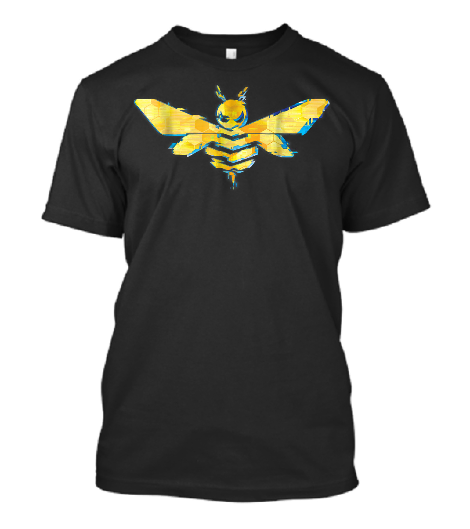 Transformers Bumblebee Movie Hexagon Patterned Bee T-Shirt