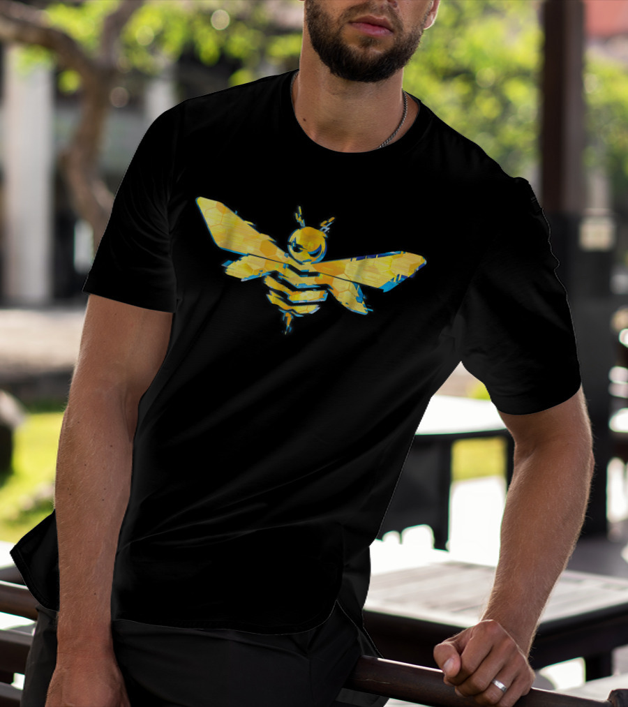 Transformers Bumblebee Movie Hexagon Patterned Bee T-Shirt