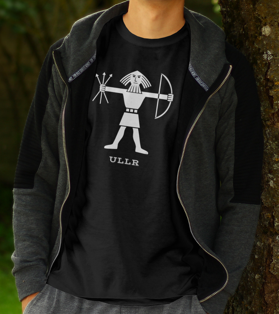 ULLR Norse Viking God Of Archery And Skiing Bow And Arrows T-Shirt