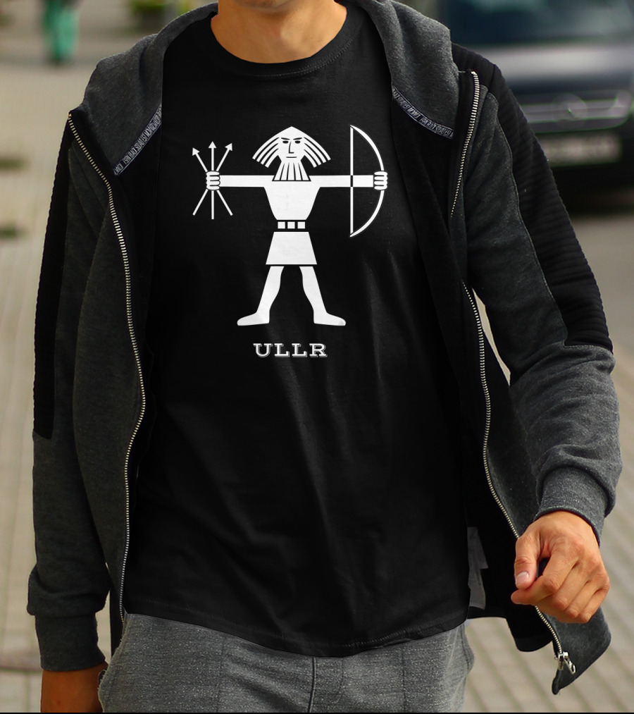 ULLR Norse Viking God Of Archery And Skiing Bow And Arrows T-Shirt