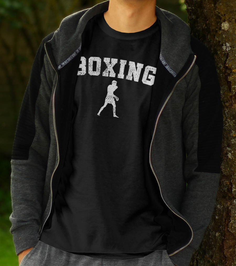 Boxing Vintage Boxer Boxing Club Silhouette Classic T-Shirt