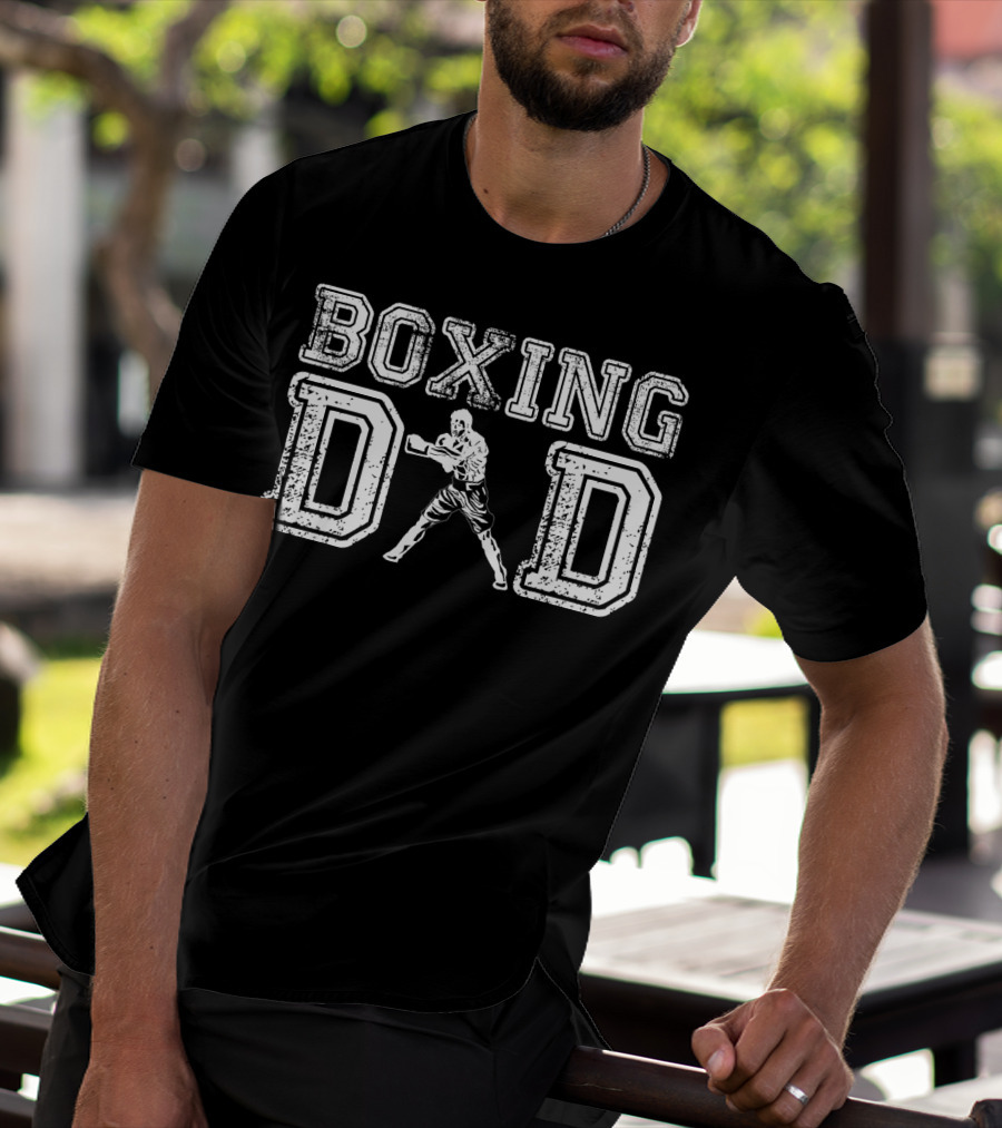 Boxing Dad Vintage Boxer Daddy Father's T-Shirt