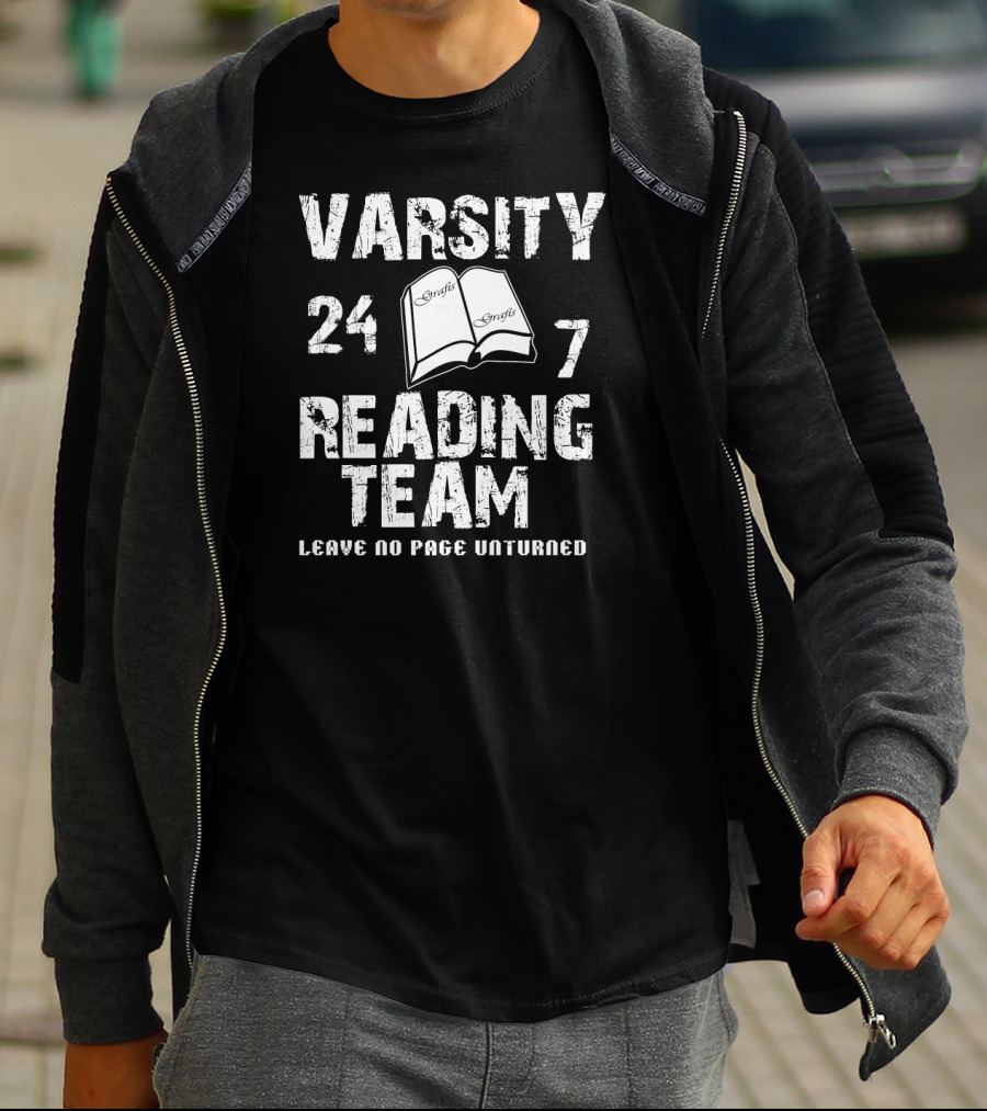 Varsity Reading Team 24/7 Leave No Page Unturned T-Shirt
