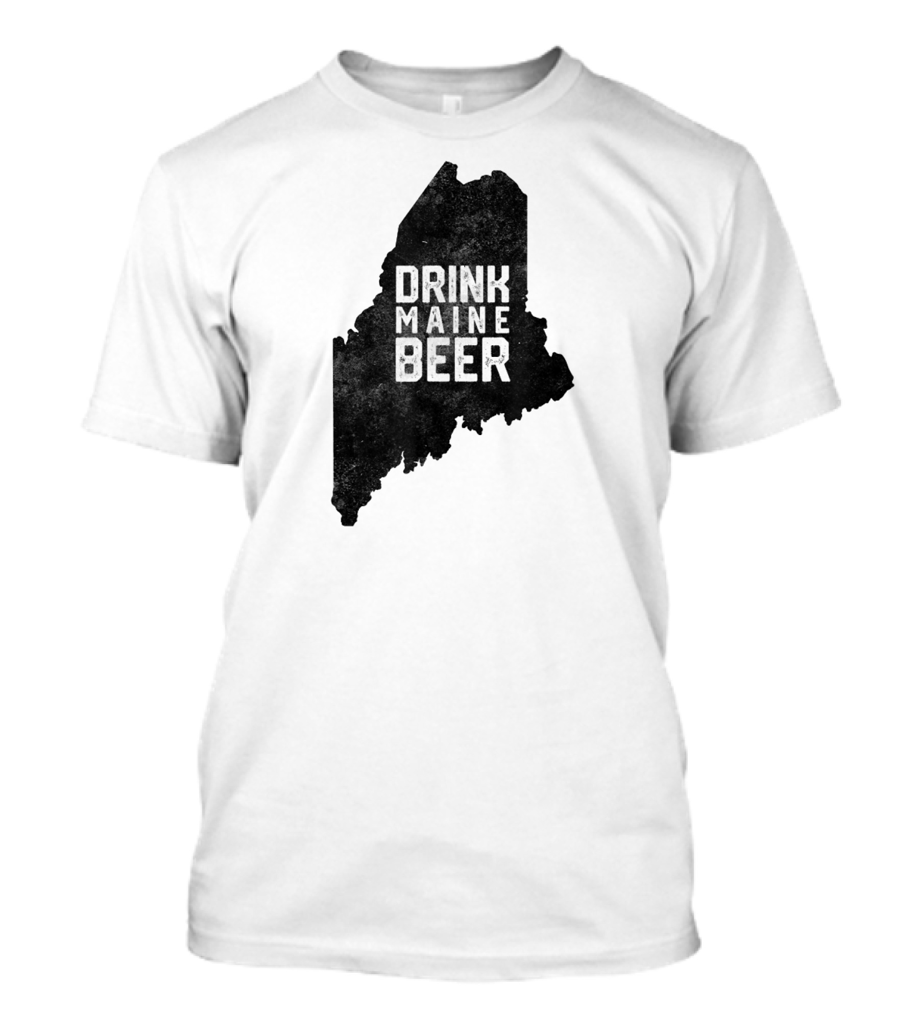 Drink Maine Beer Vintage Local Craft State T-Shirt