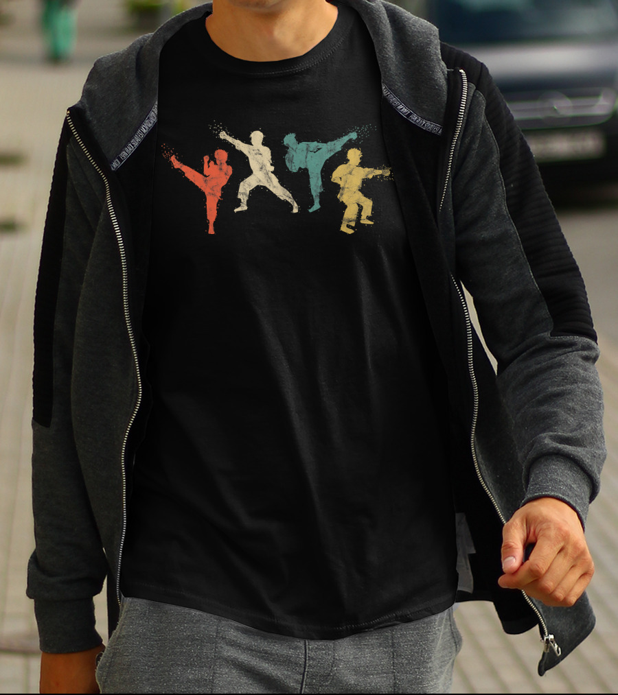 Vintage Martial Arts Kids T-Shirt