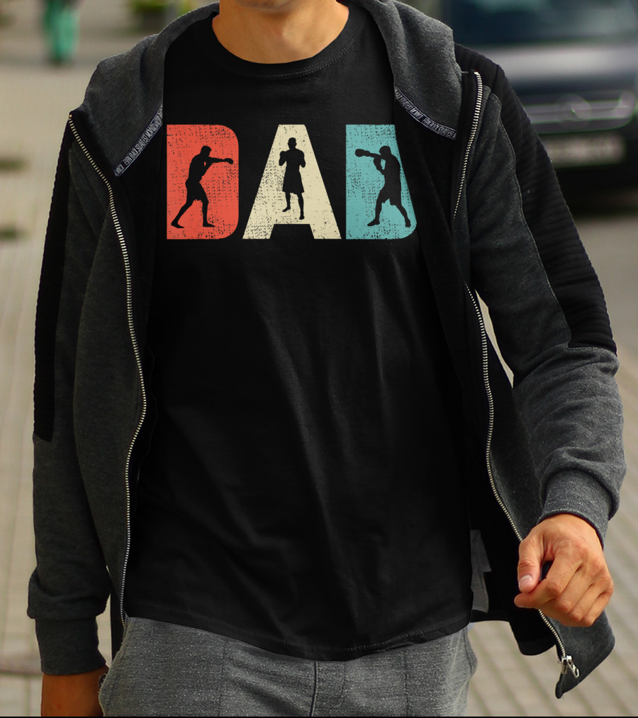 Boxing Dad Vintage T-Shirt