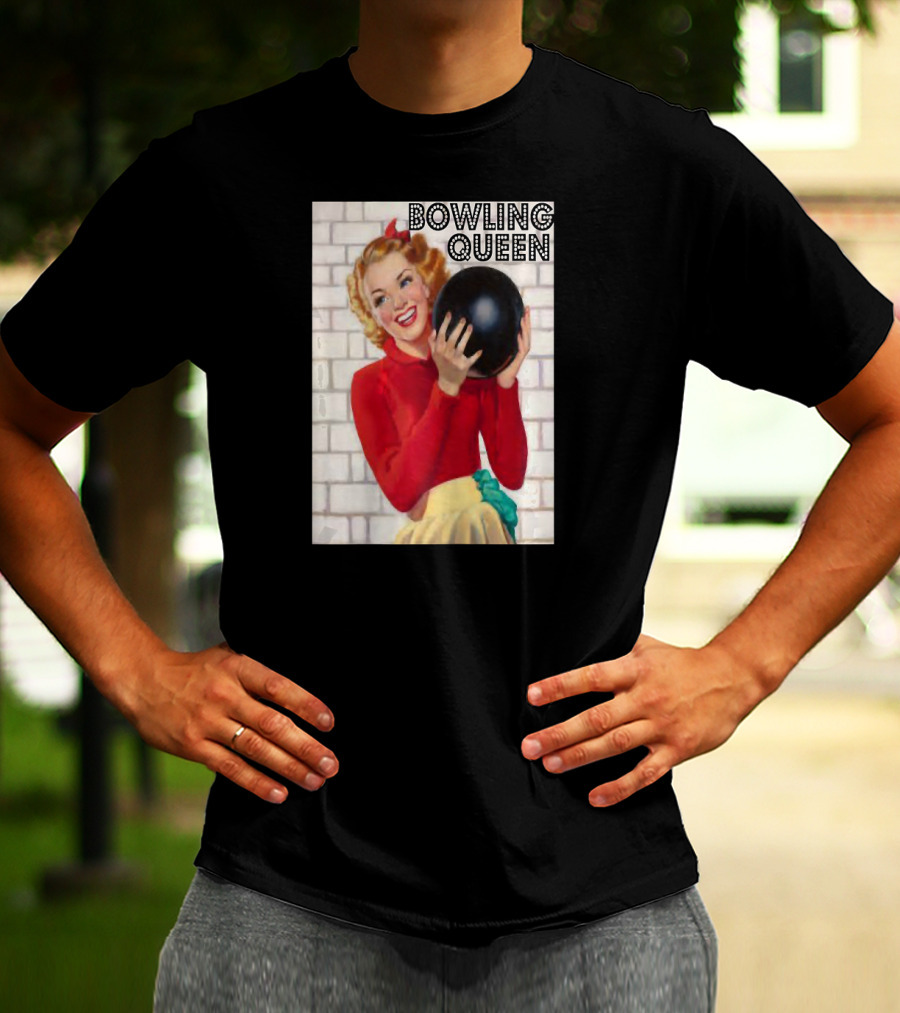 Bowling Queen Vintage Retro Style Women's T-Shirt