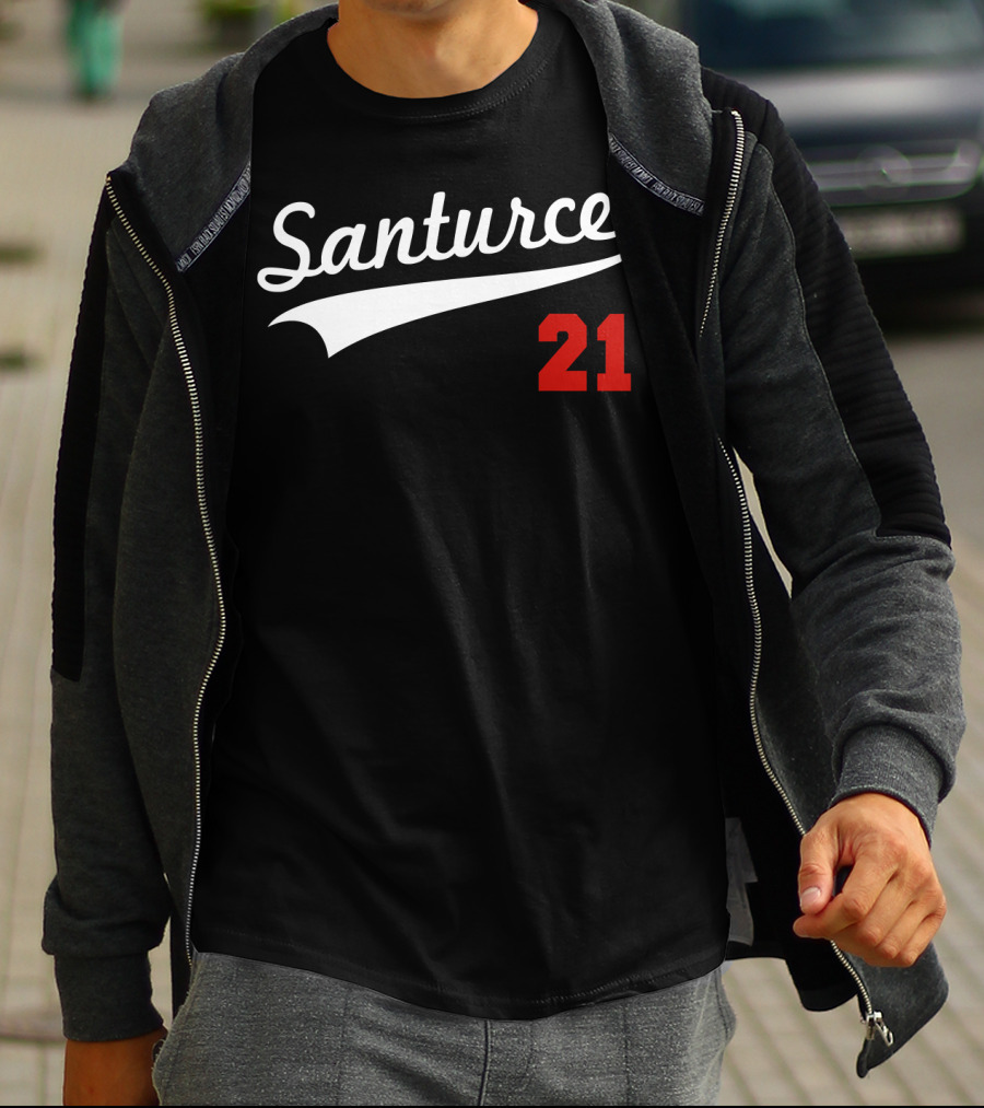 Santurce Puerto Rico Baseball 21 Vintage T-Shirt