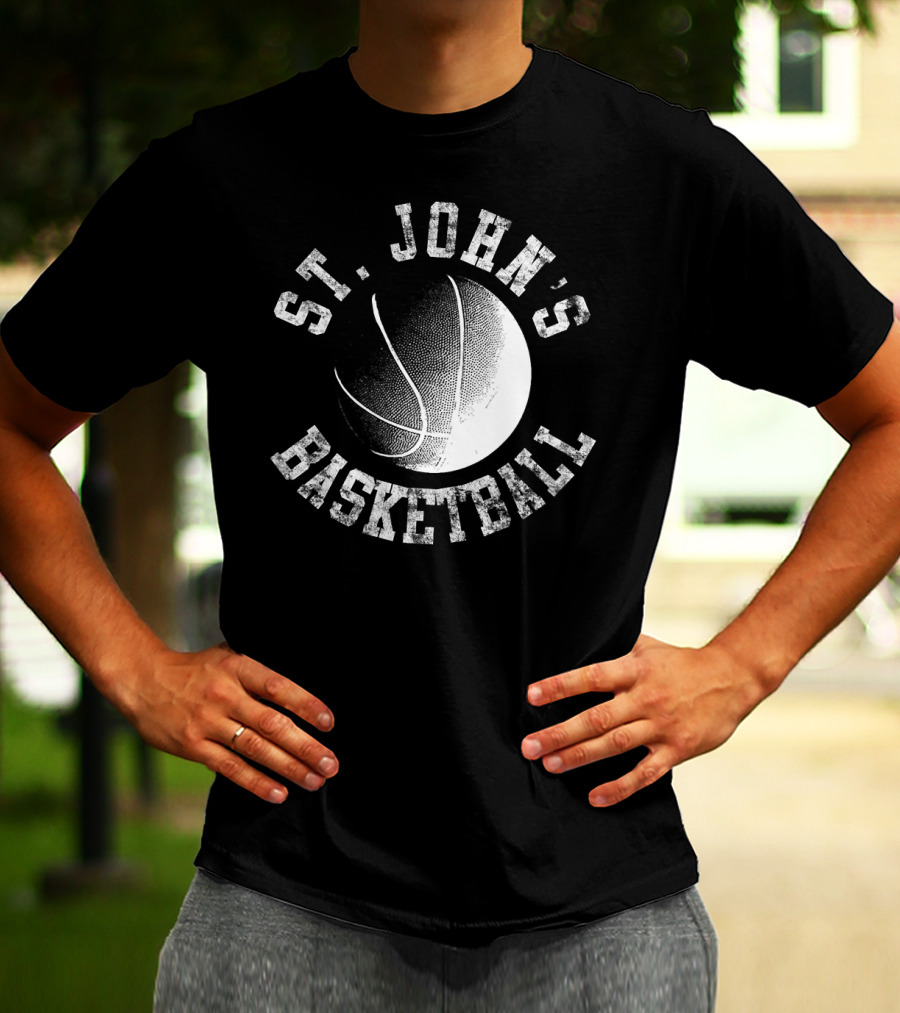 St. John's Basketball Vintage Style Red T-Shirt