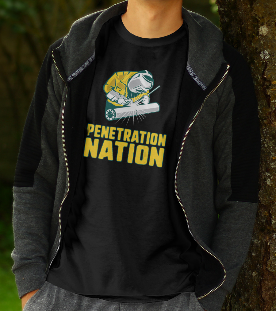 Penetration Nation Welder Spark Action T-Shirt