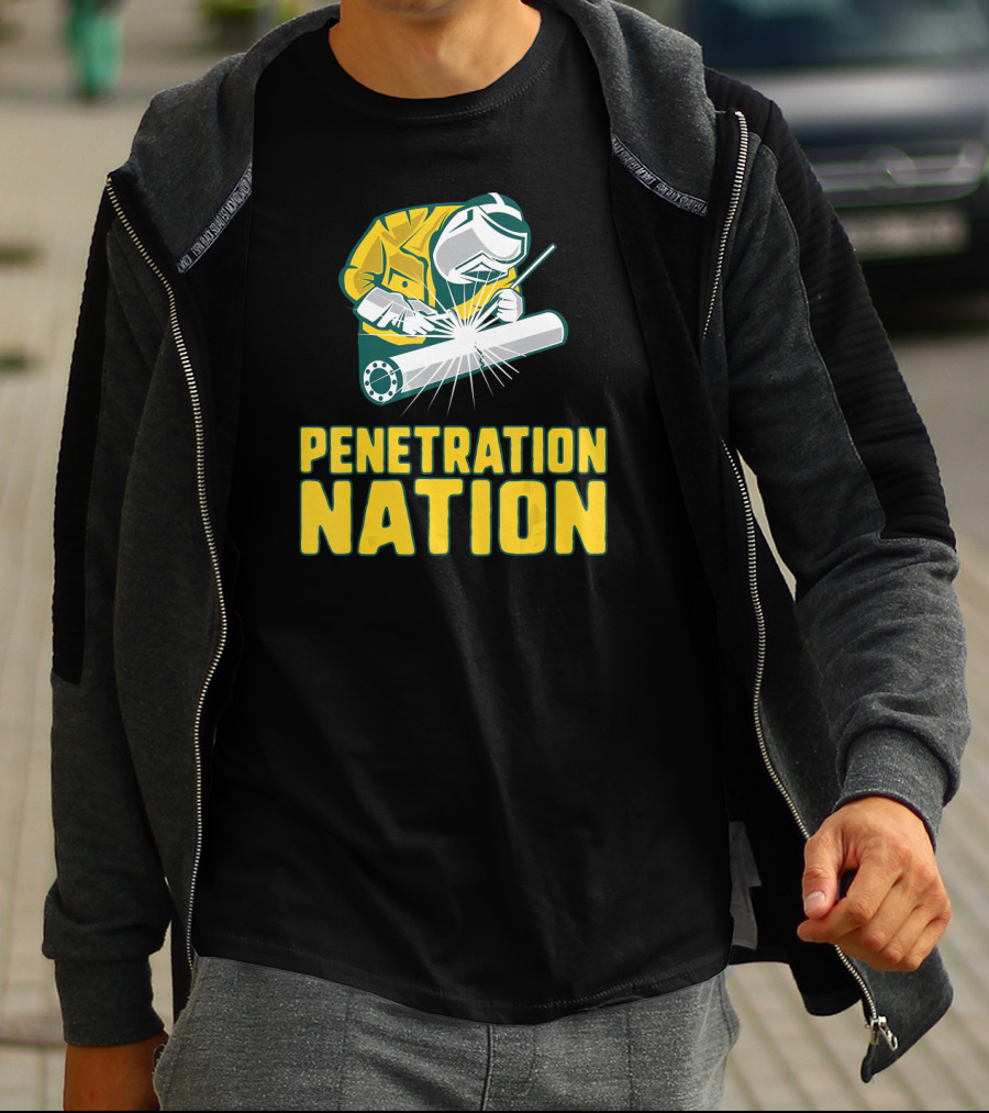 Penetration Nation Welder Spark Action T-Shirt