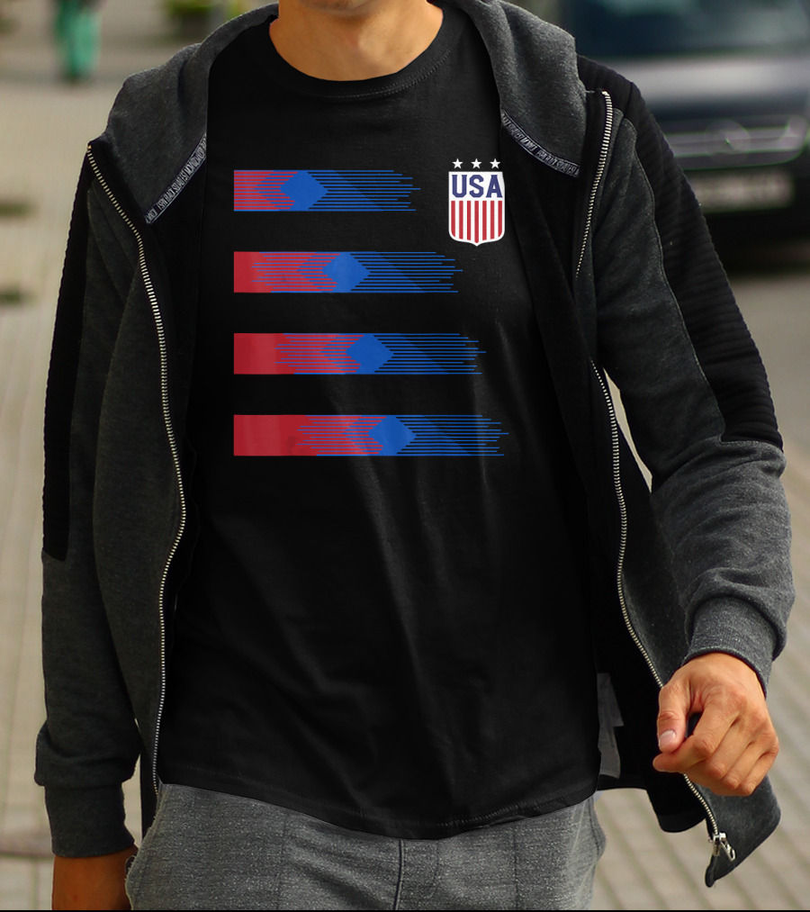 USA Soccer Cheer Women Men Kids T-Shirt