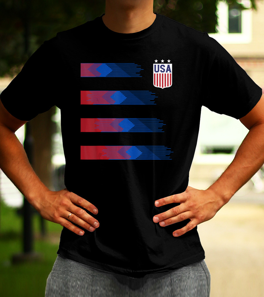 USA Soccer Cheer Women Men Kids T-Shirt