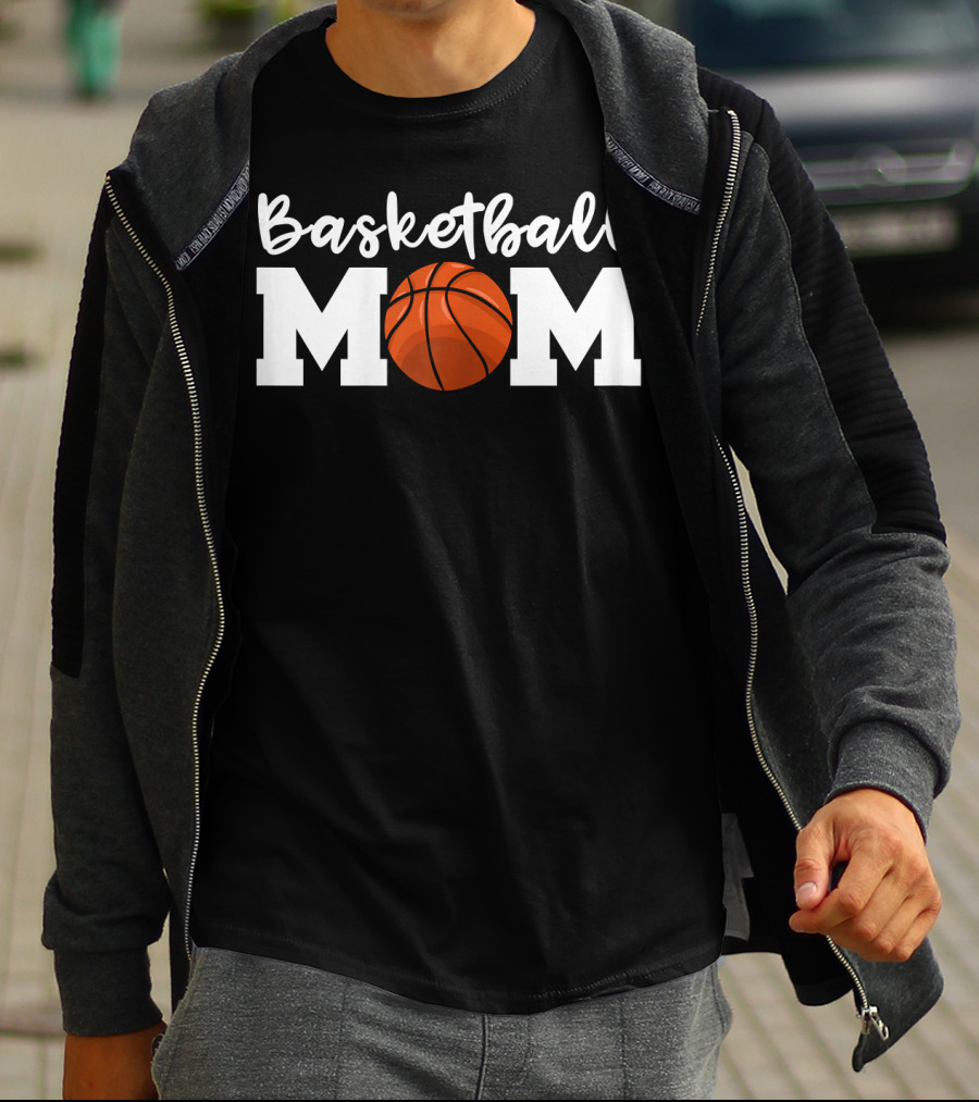 Basketball Mom Cute Player Mama T-Shirt