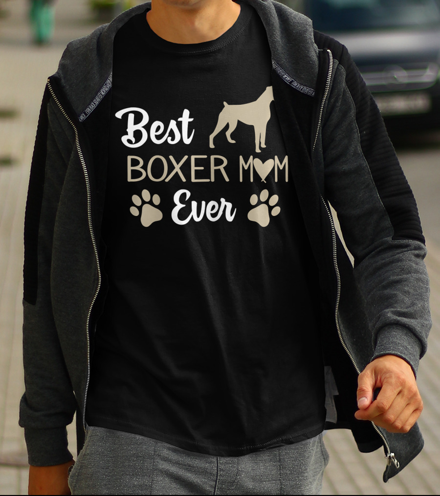 Best Boxer Mom Ever T-Shirt