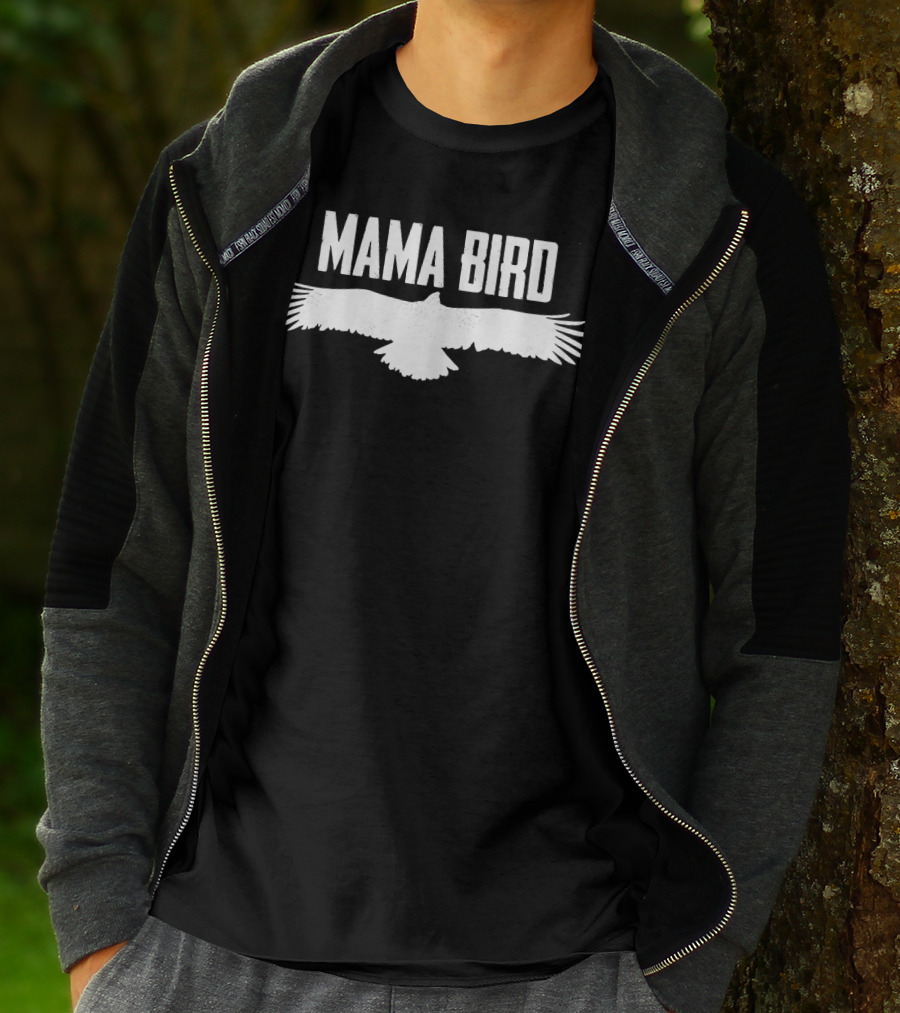 MAMA BIRD Soaring Graphic Majestic Wingspread T-Shirt