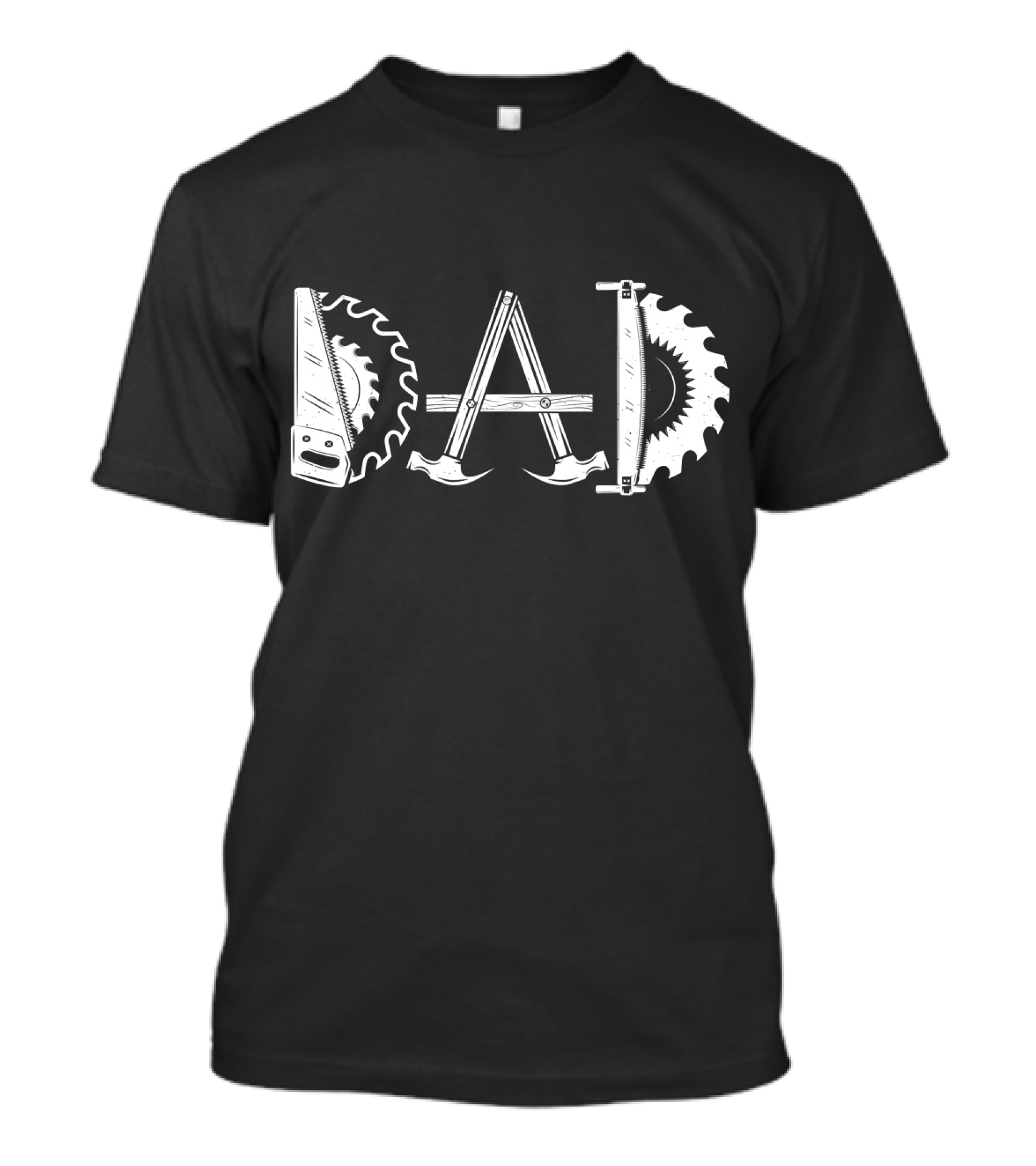 Woodworking Dad Men Daddy Tools Saw Blade Father T-Shirt