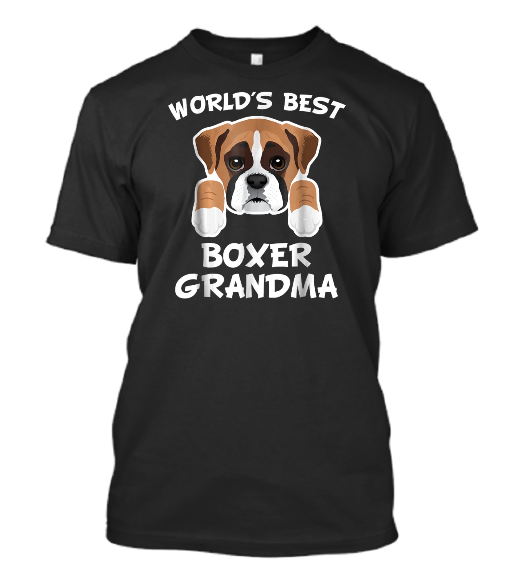World's Best Boxer Grandma Dog T-Shirt