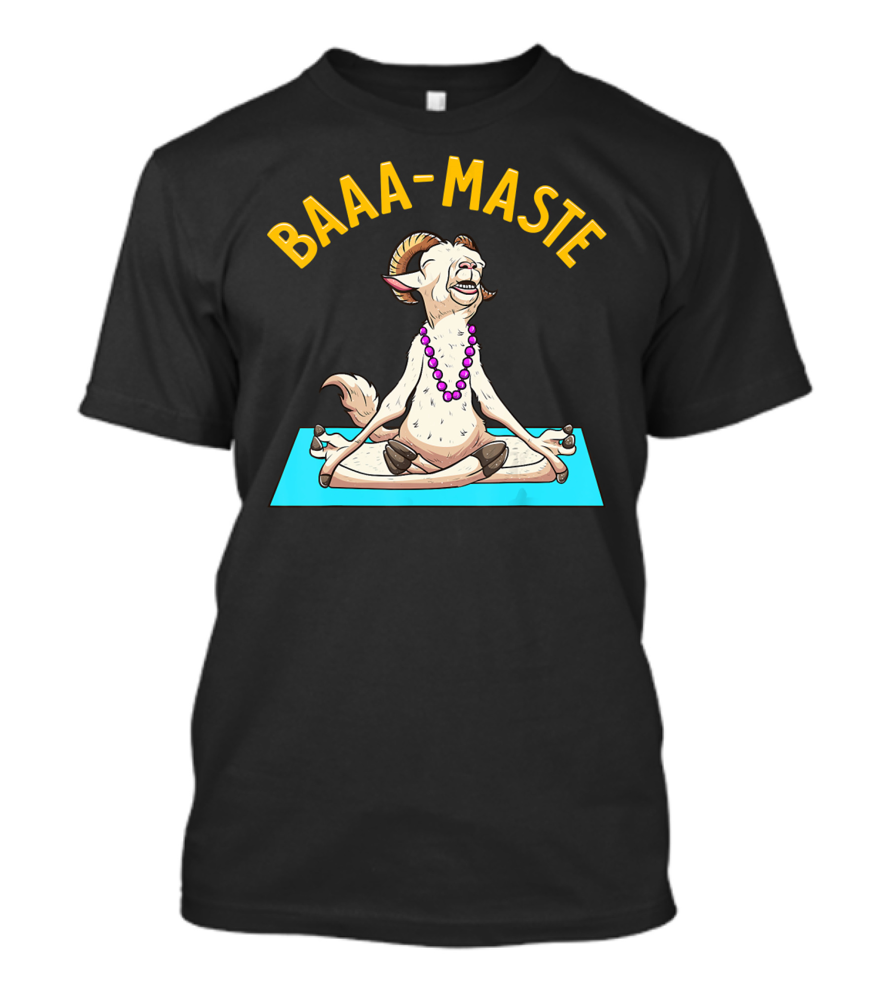 Yoga Goat Baa Maste Zen Spiritu Namaste T-Shirt