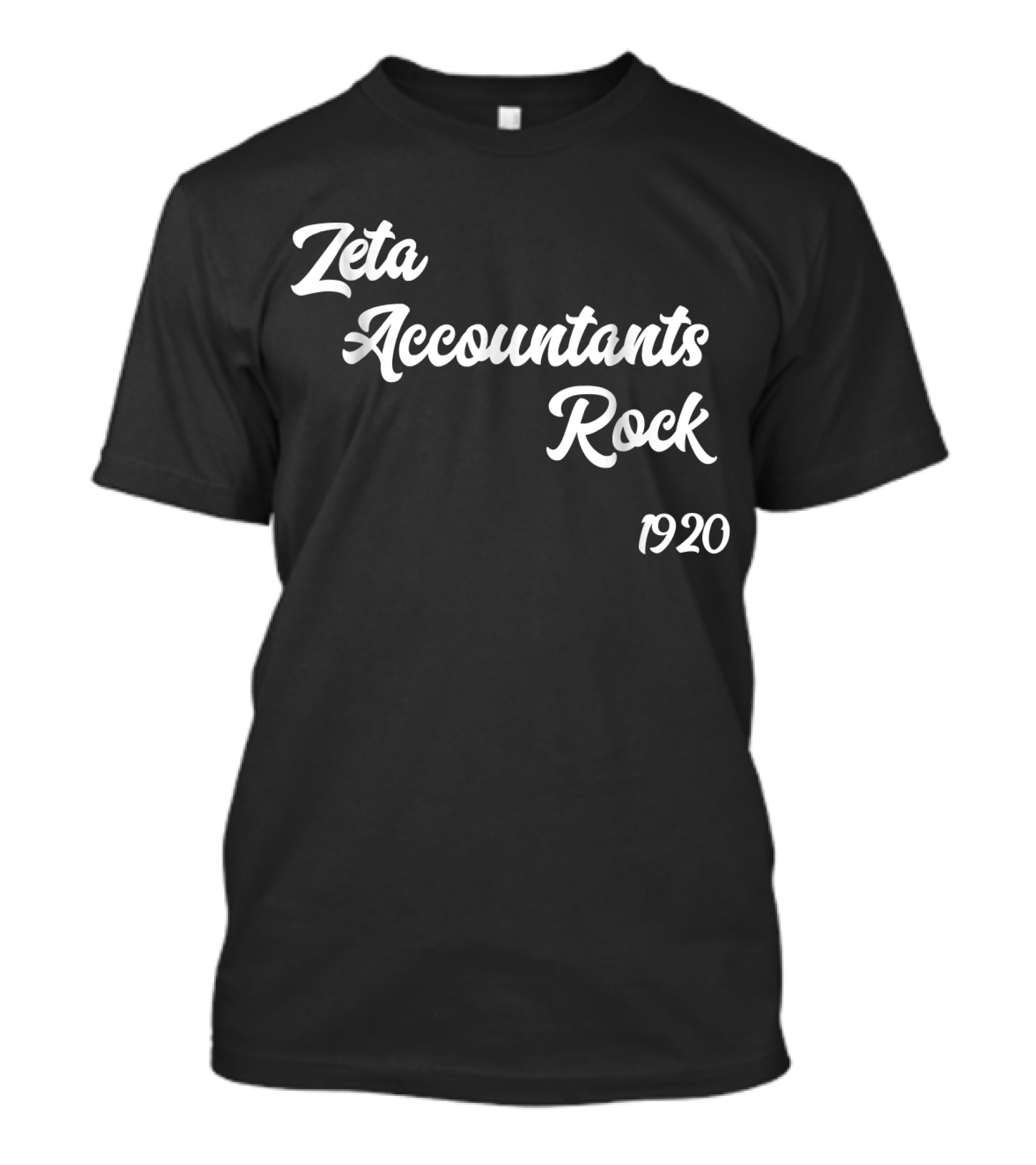 Zeta Accountants Rock 1920 T-Shirt