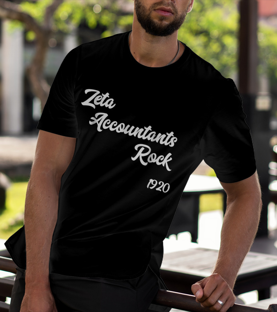 Zeta Accountants Rock 1920 T-Shirt