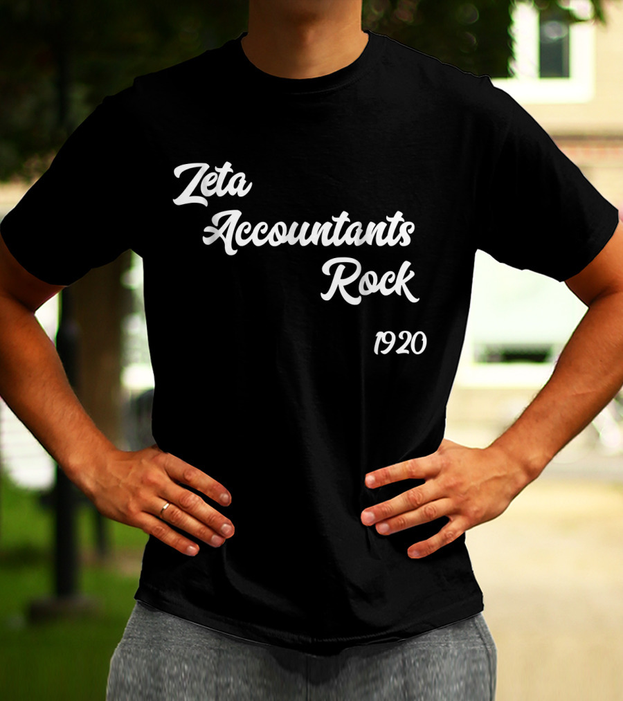 Zeta Accountants Rock 1920 T-Shirt
