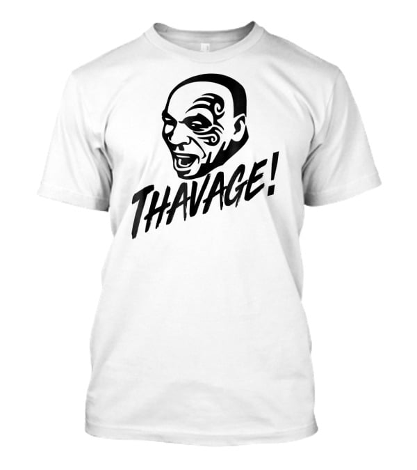 Thavage Thupreme Funny Boxing Lisp Face Tattoo Thavage T-Shirt