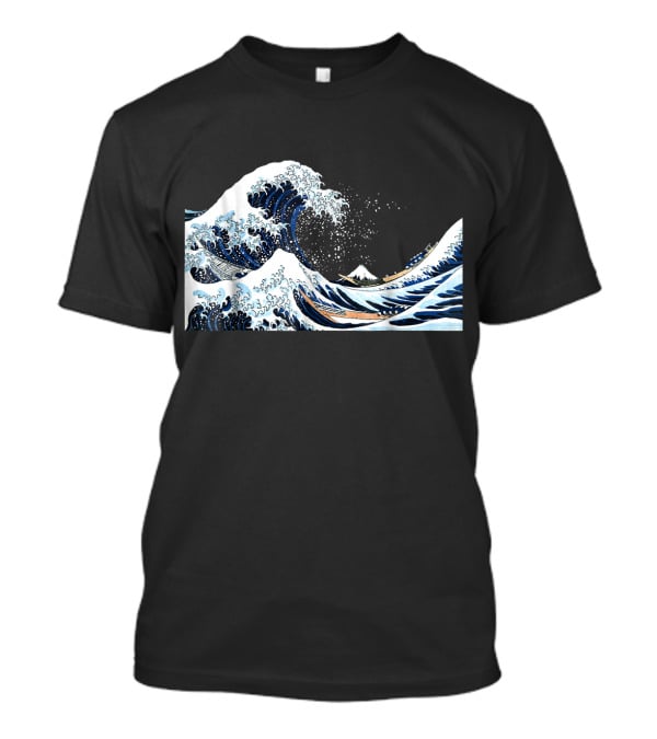The Great Wave Off Kanagawa Hokusai Japan Iconic T-Shirt