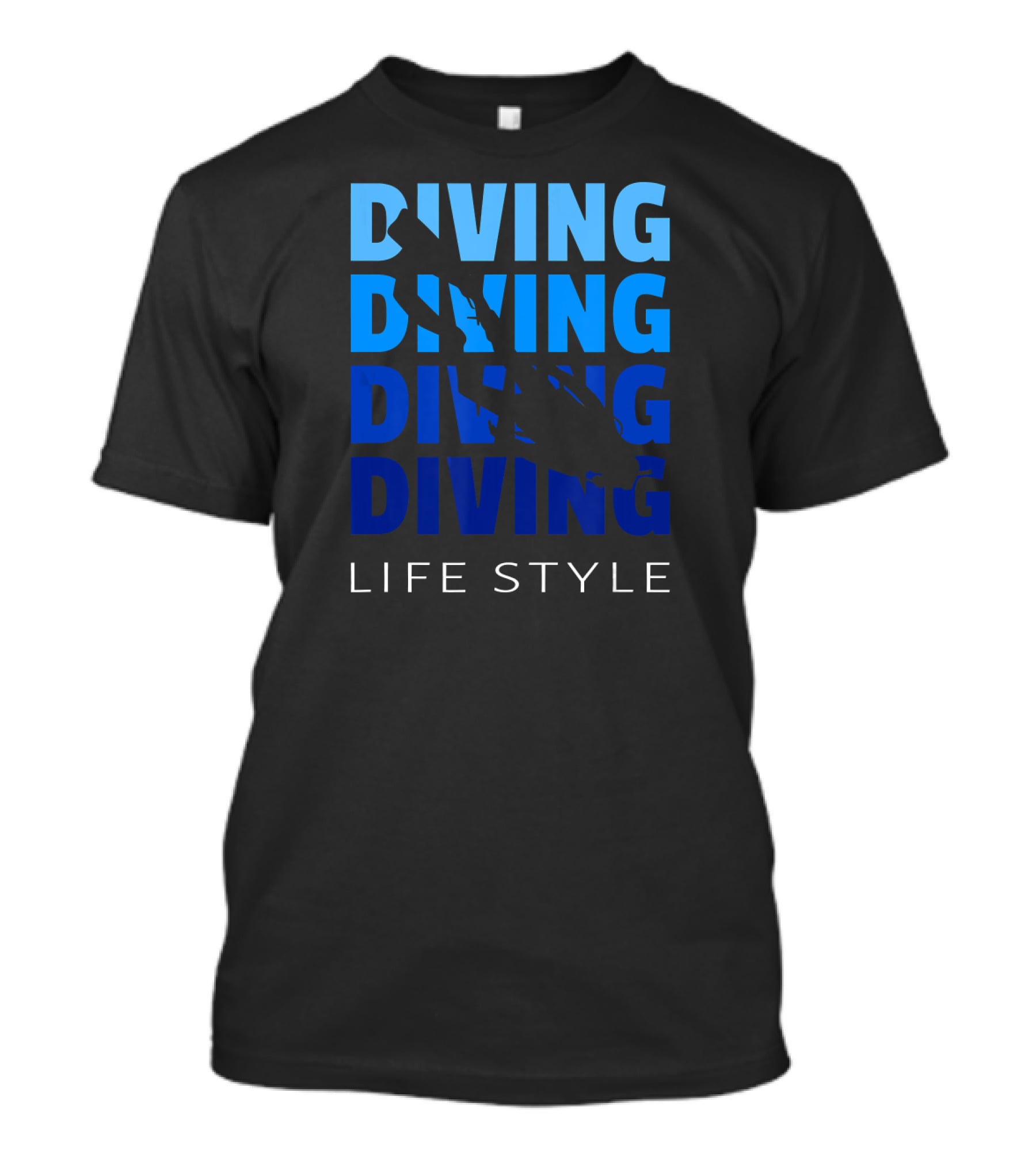 Diving Life Style Scuba Diving Gear Equipment T-Shirt