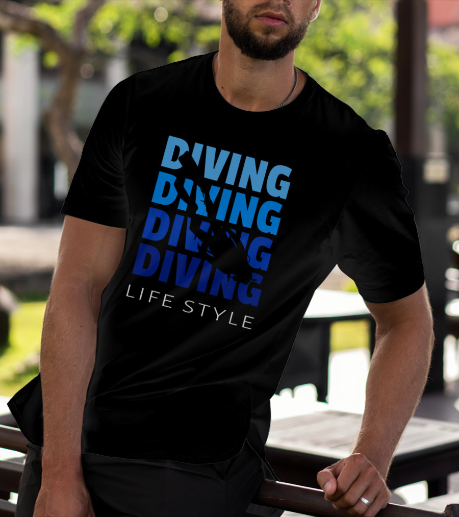 Diving Life Style Scuba Diving Gear Equipment T-Shirt