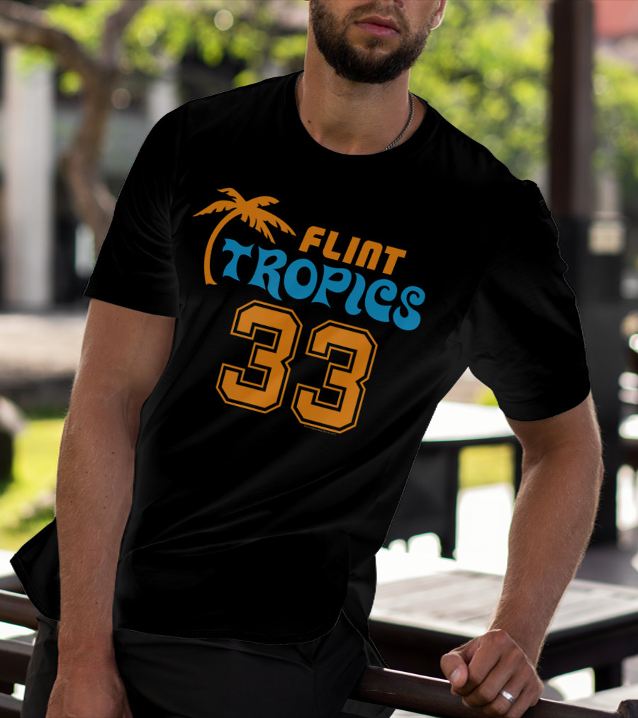 Flint Tropics 33 Semi Pro Jersey T-Shirt