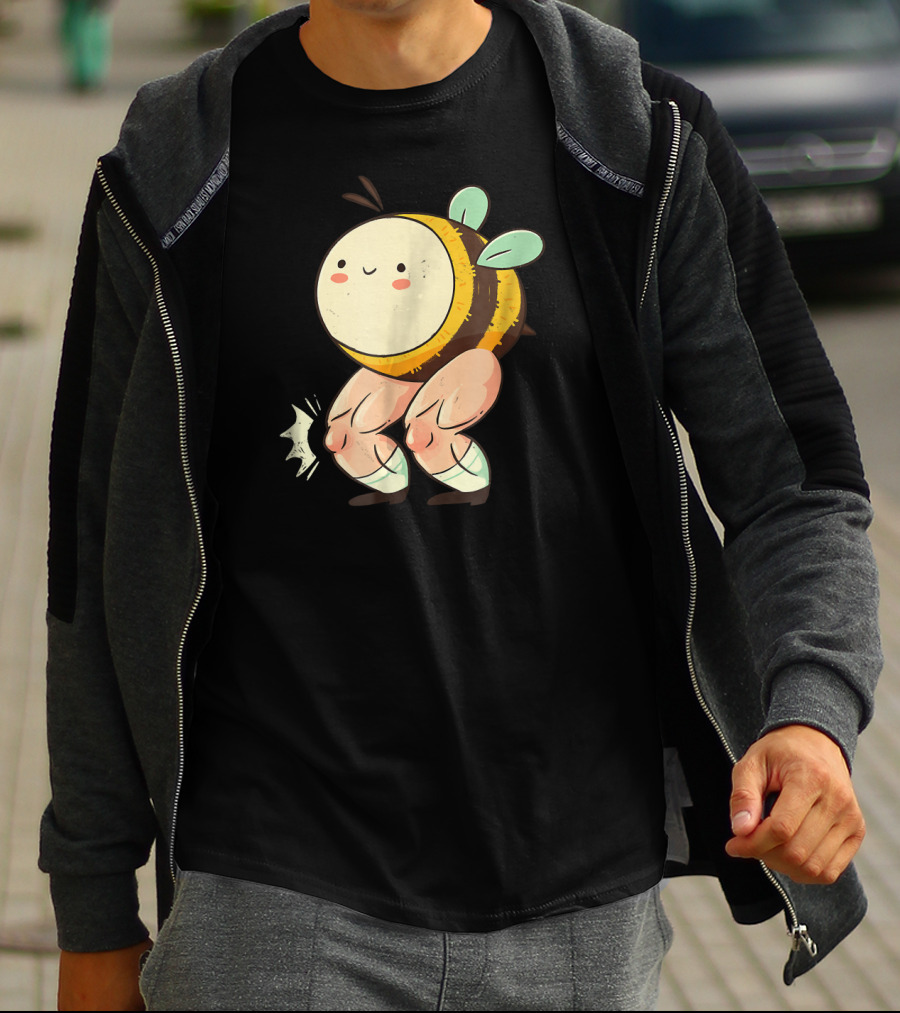 Shirt.Woot The Bee's Knees Adorable Buff Cartoon Bee T-Shirt