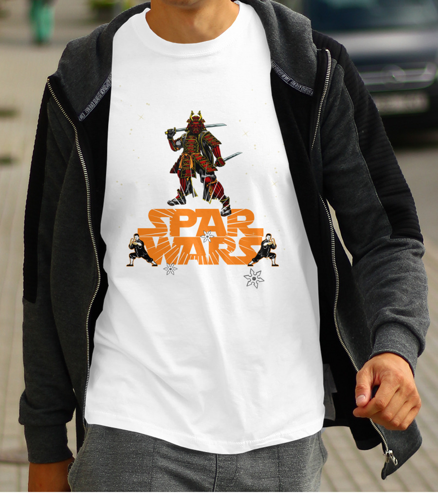 Spar Wars Samurai Kick Boxing Taekwondo MMA T-Shirt