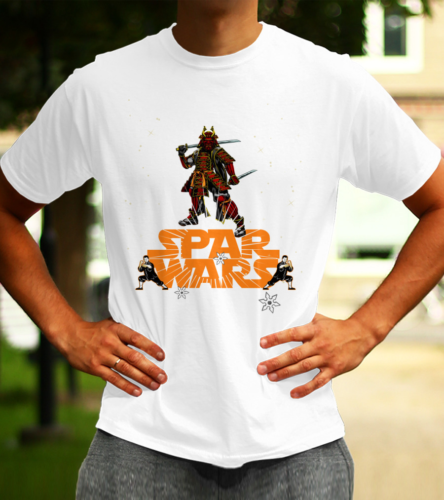 Spar Wars Samurai Kick Boxing Taekwondo MMA T-Shirt