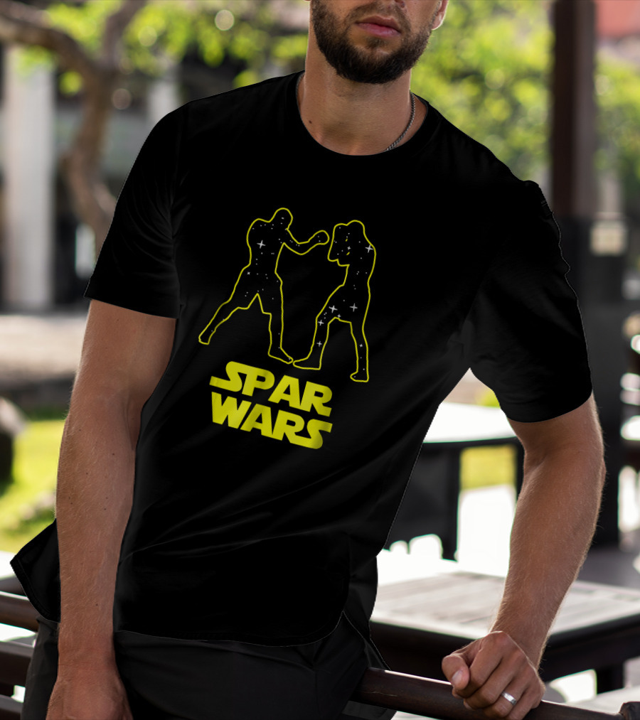 Spar Wars Boxing Starry Fighters Parody Spoof T-Shirt