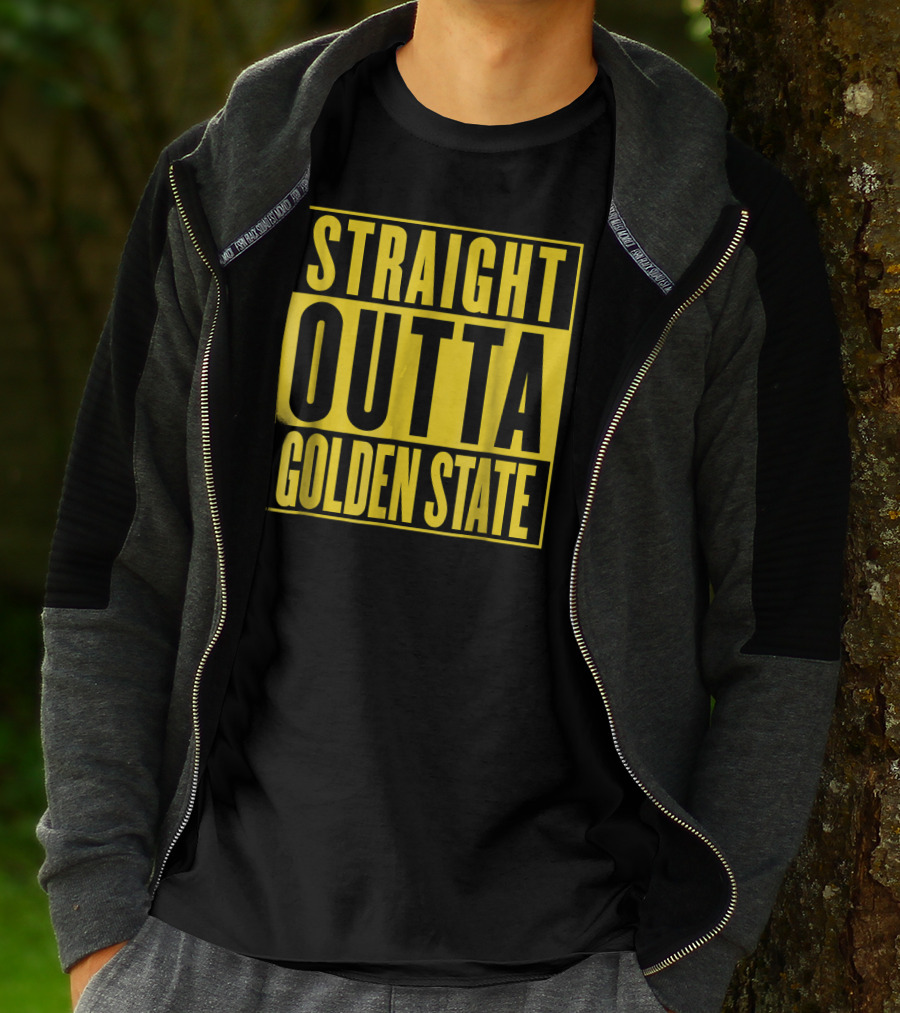 Straight Outta Golden State Basketball T-Shirt