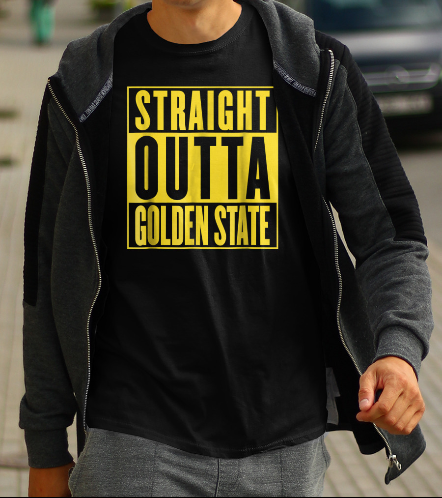Straight Outta Golden State Basketball T-Shirt