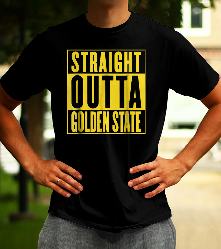 Straight Outta Golden State Basketball T-Shirt